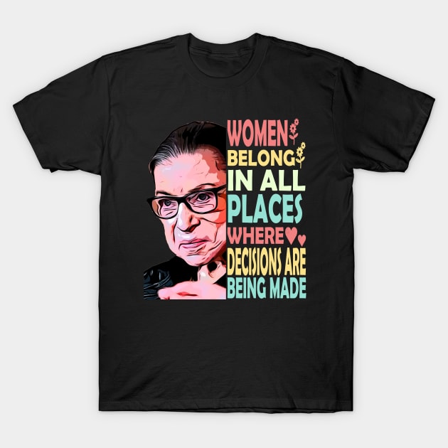 RBG - Rbg Quote - Vintage T-Shirt by Redmart